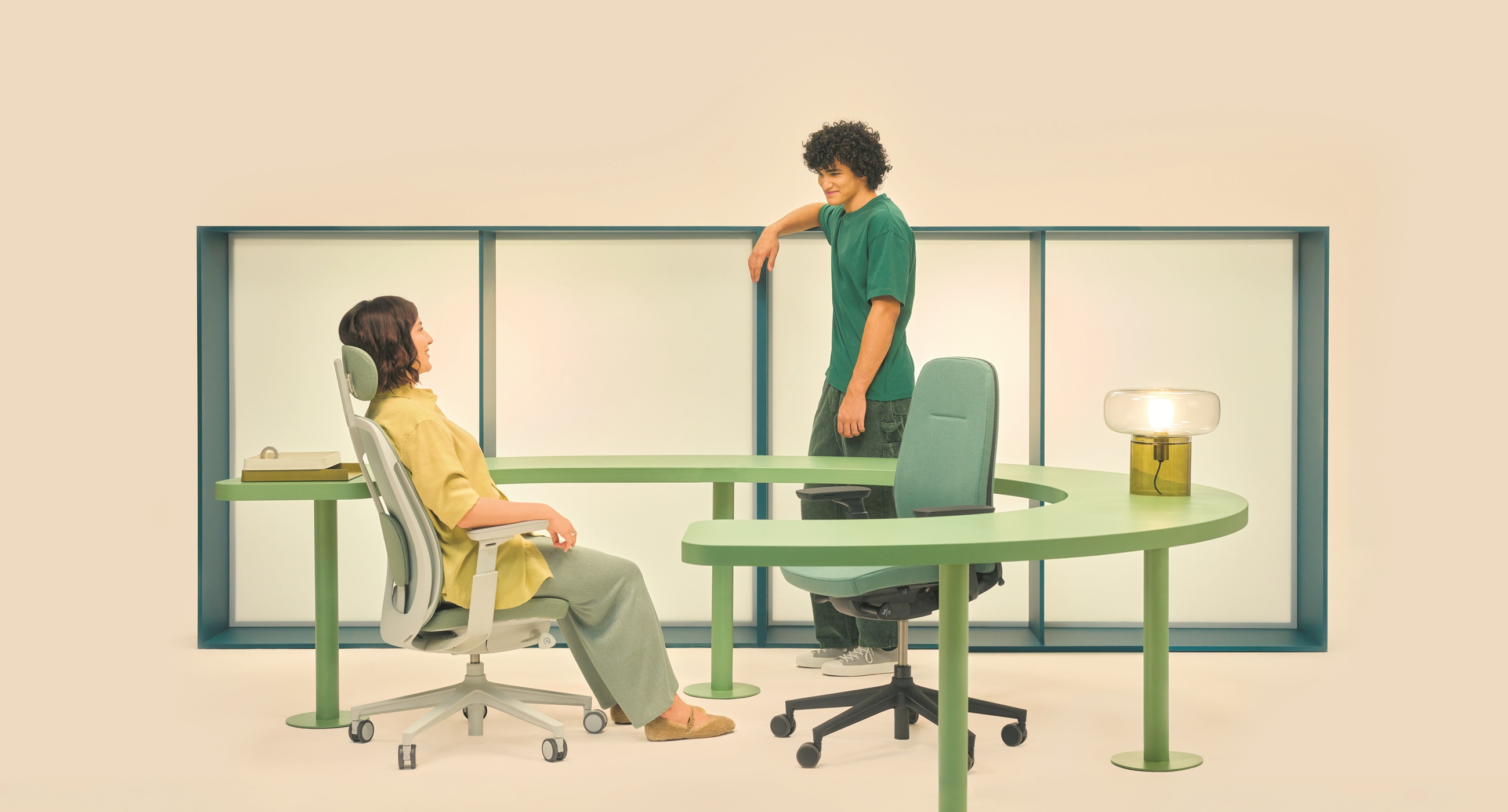 Prawidłowo ustawiony fotel ergonomiczny
